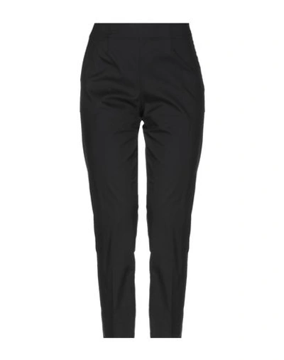 Piazza Sempione Cropped-leg Trousers In Schwarz