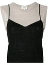 Isa Arfen Embroidered Sleeveless Sweater - Neutrals