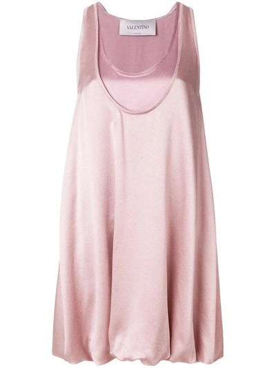 Valentino Layered Shift Dress - Pink
