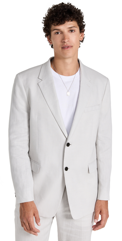 Theory Chambers. Suiting Linen Blazer Vapor 44