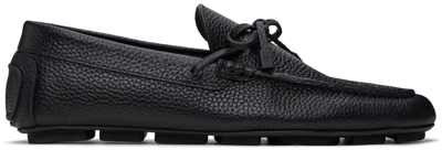 Valentino Garavani Leather Vlogo Signature Loafers In Black
