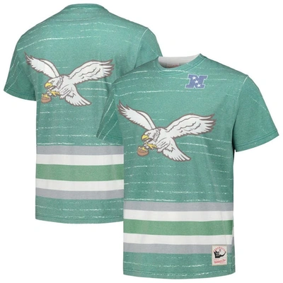 Mitchell & Ness Kelly Green Philadelphia Eagles Jumbotron 3.0 T-shirt