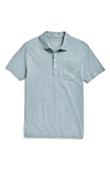 Billy Reid Pensacola Organic Cotton Polo In Orange