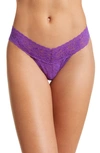 Hanky Panky Low Rise Thong In Twilight Purple