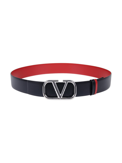 Valentino Garavani Vlogo Signature Reversible Belt In Multi