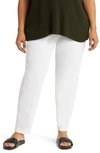 Eileen Fisher Slim Ankle Pants In White