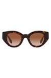 Burberry Briar 47mm Gradient Small Phantos Sunglasses In Brown