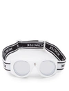 Moncler Round-frame Ski Goggles In White
