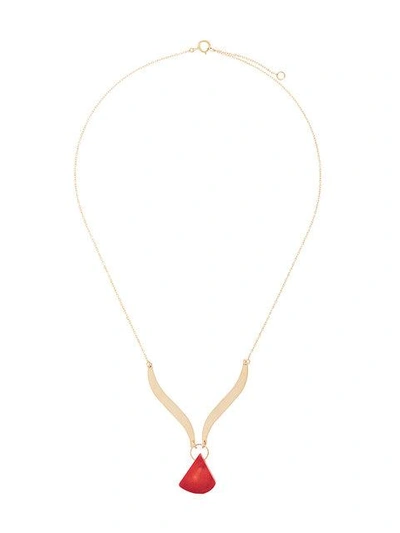 Petite Grand Paloma Necklace In Gold