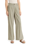 Wit & Wisdom Sky Rise Wide Leg Pants In Dried Thyme