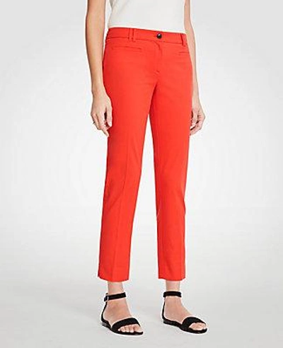 Ann Taylor The Petite Crop Pant In Molten Lava