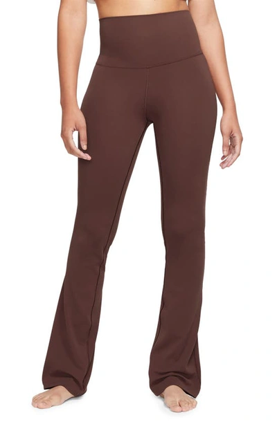 Nike Yoga Dri-fit Luxe Trousers In Brown