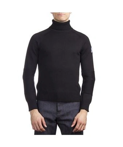 Moncler Men's Virgin Wool Turtleneck Sweater Black | ModeSens