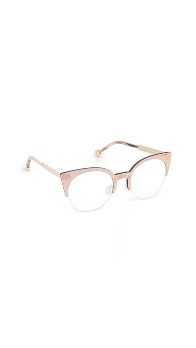 Super Sunglasses Tuttolente Numero 39 Glasses In Rosa/clear