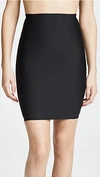 Yummie High Waist Skirt Slip In Black