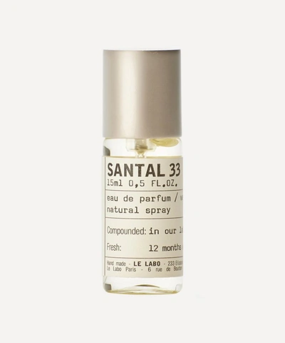 Le Labo Santal 33 Eau De Parfum 15ml In White