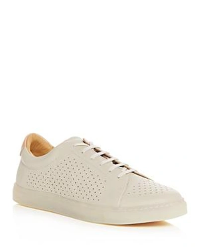 Pairs In Paris Men's No. 2 Perforated Leather Lace Up Sneakers - 100% Exclusive In Off White