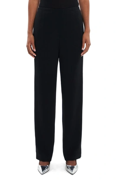 Theory Easy Pull-on Pants In Black