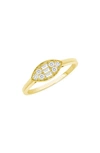 Ron Hami 14k Yellow Baguette Marquise Diamond Ring In Gold/ Diamond