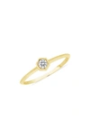 Ron Hami 14k Yellow Gold Bezel Set Diamond Ring In Gold/ Diamond