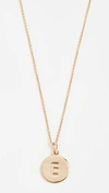 Kate Spade Letter Pendant Necklace In E