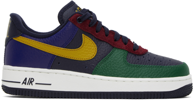 Nike Multicolor Air Force 1 '07 Sneakers In Gorge Green/gold Sue