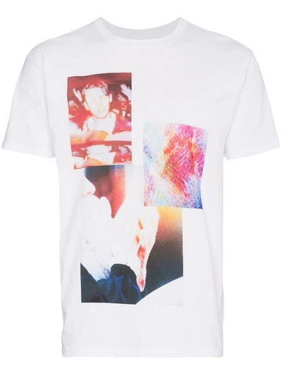 Just A T-shirt Gareth Mcconnell Face T-shirt In White
