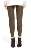 Eileen Fisher Stretch Crepe Slim Ankle Pants In Surplus