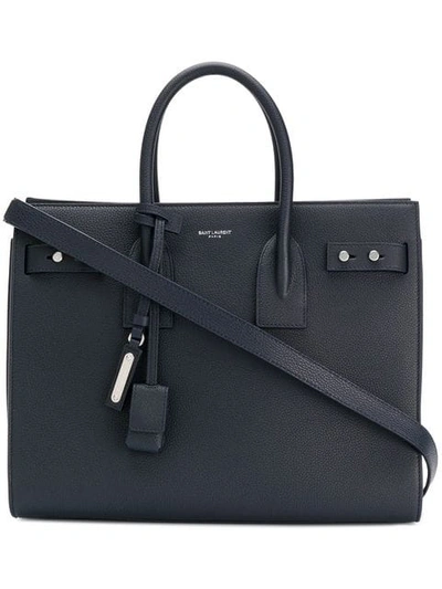 Saint Laurent Sac De Jour Souple Tote In Blue