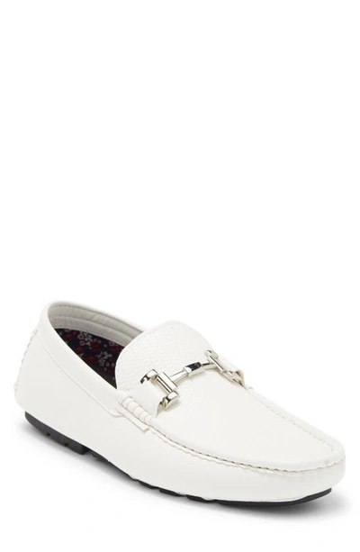 Madden Lennii Bit Driving Loafer In White