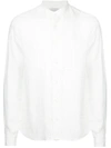 Sartorial Monk Mandarin Collar Shirt - White