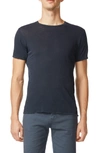 J Brand Grandpa Tee In Wrecked Azul