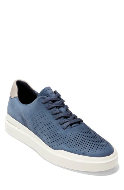 Cole Haan Grandpro Rally Sneaker In Smoke Blue/ Khaki/ White