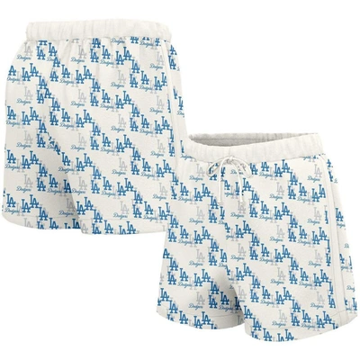 Lusso White Los Angeles Dodgers Marge Shorts