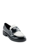 Dkny Ivette Loafer In Black/ Pebble