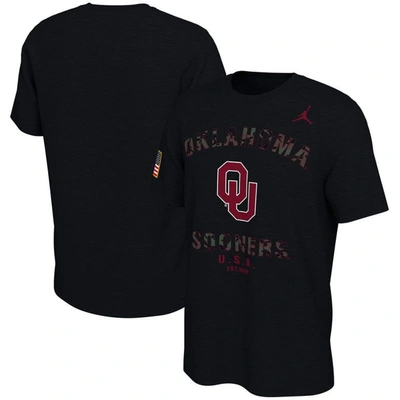 Jordan Brand Black Oklahoma Sooners Veterans Day T-shirt