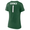 Fanatics Branded Ahmad Sauce Gardner  Black New York Jets Player Icon Name & Number V-neck T-shirt