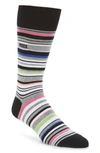 Calvin Klein Multistripe Emblem Socks In Black Glow