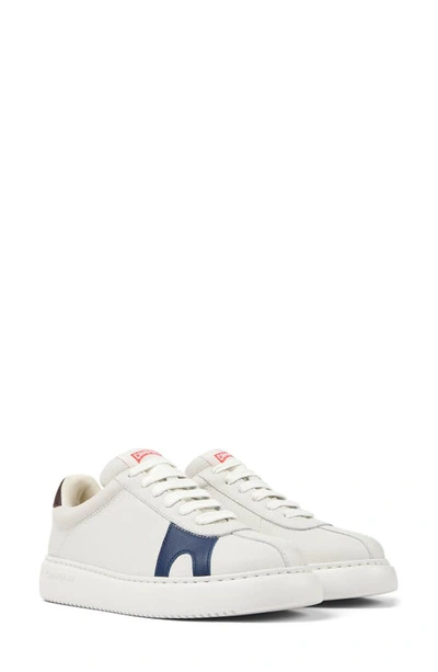 Camper Twins Mismatched Low Top Sneakers In White_natural