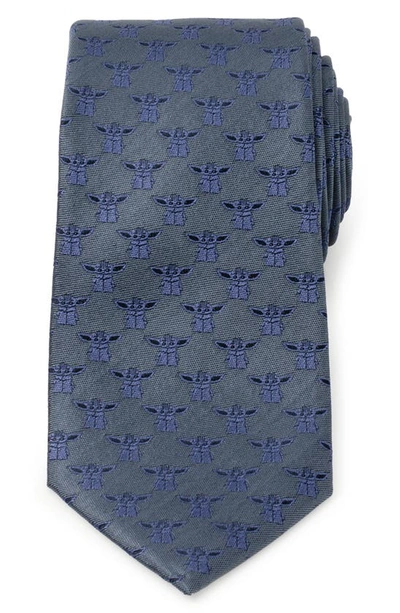 Cufflinks, Inc Tonal Jacquard Silk Tie In Blue