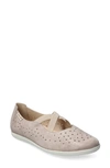 Mephisto Karla Perforated Slip-on Shoe In Light Taupe