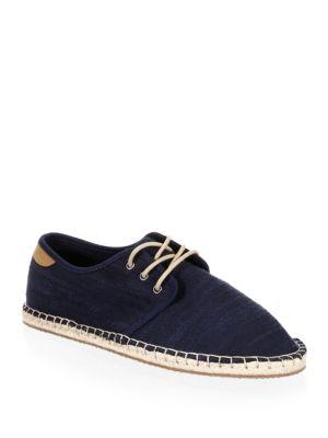 Toms Diego Lace-up Espadrilles In Navy | ModeSens