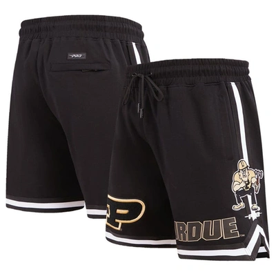 Pro Standard Black Purdue Boilermakers Classic Shorts