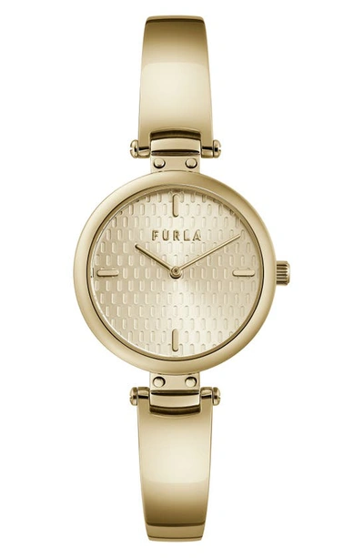 Furla New Pin Bracelet Watch, 32mm In Gold/ Champagne/ Gold