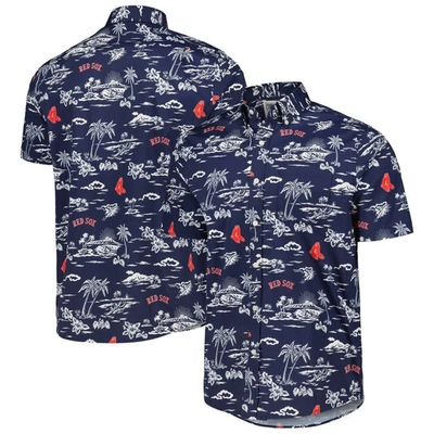 Reyn Spooner Navy Boston Red Sox Kekai Button-down Shirt