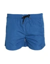 Trussardi Man Swim Trunks Blue Size Xxl Polyester