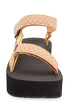 Teva Universal Sandal In Picnic Cherries Rosebloom