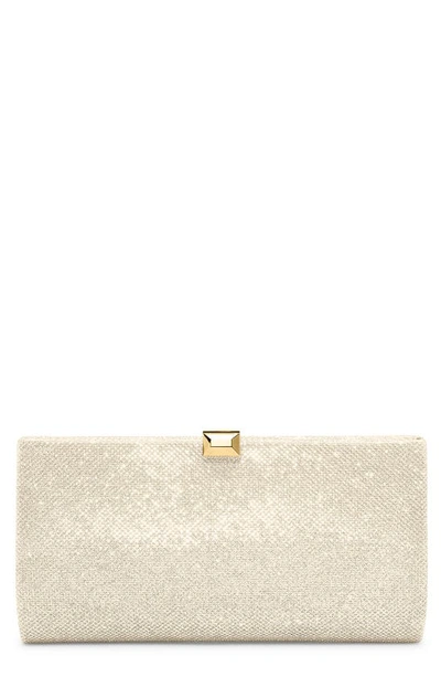 Stuart Weitzman The Vip Clutch In Platino
