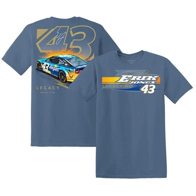 Legacy Motor Club Team Collection Men's  Blue Erik Jones Allegiant Car T-shirt