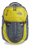 The North Face Recon Backpack - Yellow In Acid Yellow/ Turbulence Grey